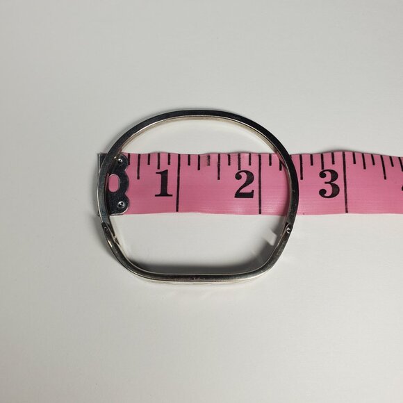 Sterling Silver Pearl Inlay Bracelet - Picture 6 of 9